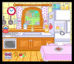 Motoko-chan no Wonder Kitchen (Japan) In game screenshot